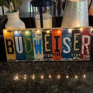 Budweiser sign